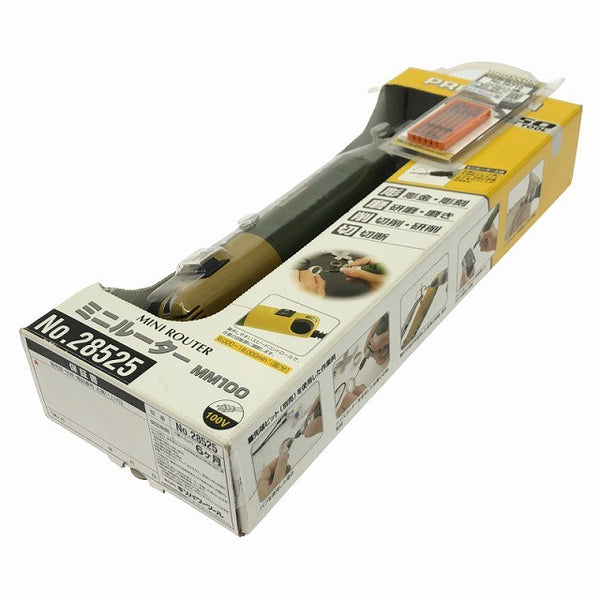 ☆未使用品☆PROXXON プロクソン ミニルーター MM100 No.28525 本体+先端パーツ付 コード式 彫刻 彫金 模型工作 穴あけ 研磨130024 - 4