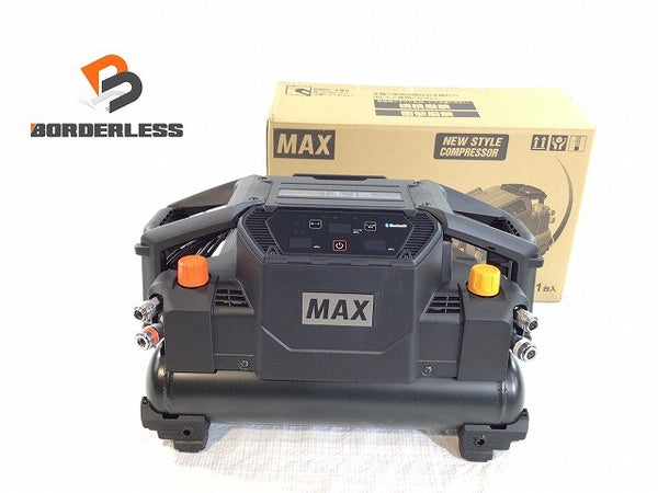 ☆未使用品☆MAX マックス100V 11L 常圧/高圧 スーパーエアコンプレッサー AK-HL1310E 黒/ブラック AIモード Bluetooth搭載119098 - 1