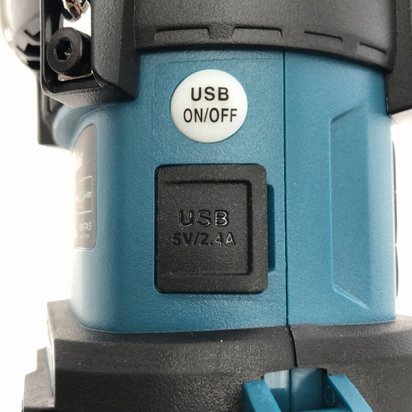 ☆未使用品☆makita マキタ 充電式ランタン付ラジオ MR008GZ 本体のみ 青/ブルー コードレス ランタン付きラジオ アウトドア134896 - 9