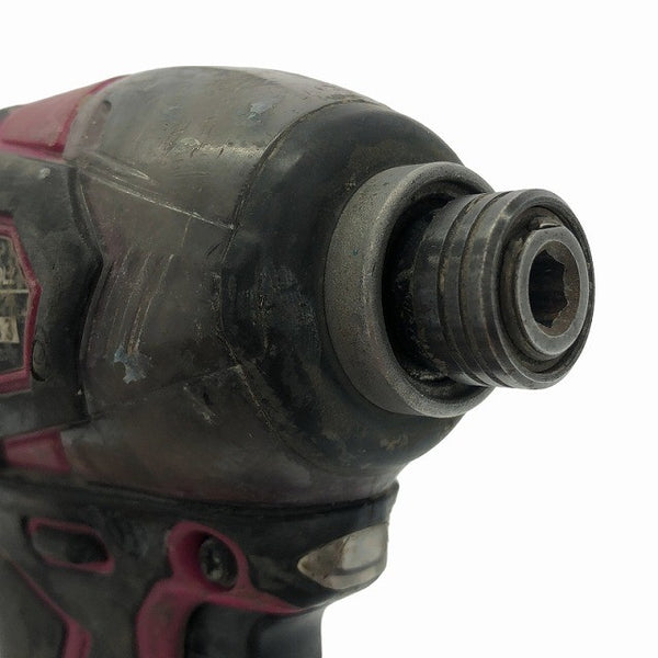 ☆中古品☆HITACHI 日立工機 18V コードレスインパクトドライバー WH18DDL2 赤/レッド 本体のみ 充電式 バッテリー式114936 - 9