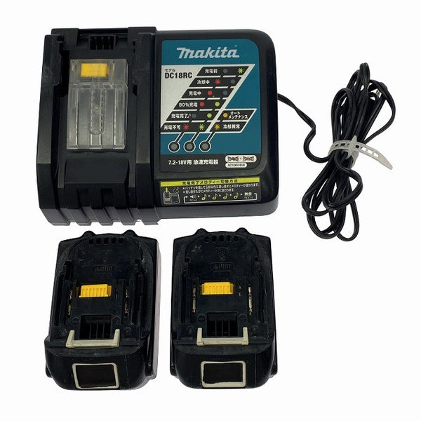 ☆中古品☆ makita マキタ 18V 充電式インパクトドライバー TD148D 黒/ブラック 本体+バッテリー2個(4.0Ah)充電器+ケース131517 - 10