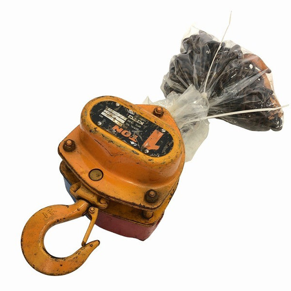 ☆中古品2個セット☆KITO キトー チェーンブロック M3形 CB010 荷重1.0ton/1ton 揚程2.5m 手動式 チェンブロック 吊り具 荷揚げ機136343 - 5