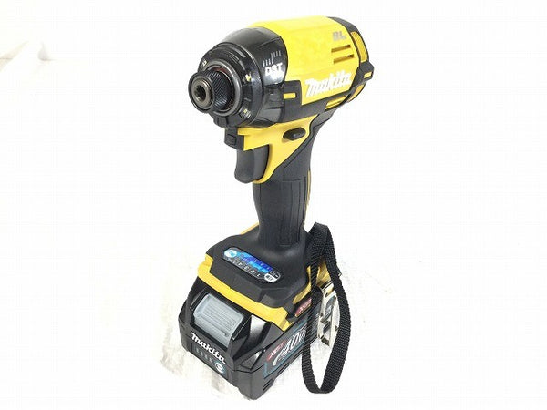 ☆未使用品 限定色☆makita マキタ 40Vmax 充電式インパクトドライバー TD002GDXFY 黄色/フレッシュイエロー フルセット134865 - 7