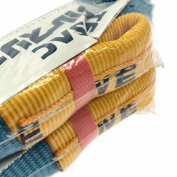 ☆未使用品2個セット☆TESAC テザック ブルースリング B25-0203 25mm 1.0m 1.0ton ベルトスリング 荷締め 吊り具 荷役 牽引130021 - 8