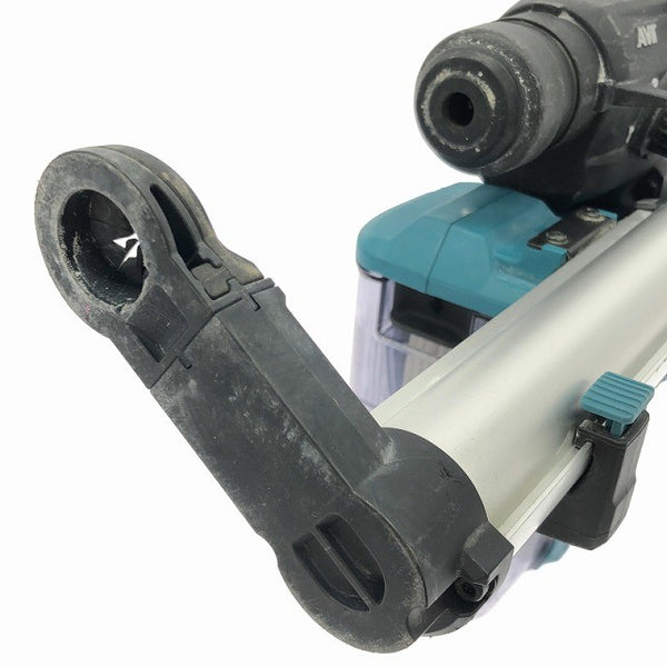 ☆比較的綺麗☆makita マキタ 40Vmax 20mm 充電式ハンマドリル HR010GZKV 青 本体+集じんシステム(DX16) ハンマードリル135864 - 8