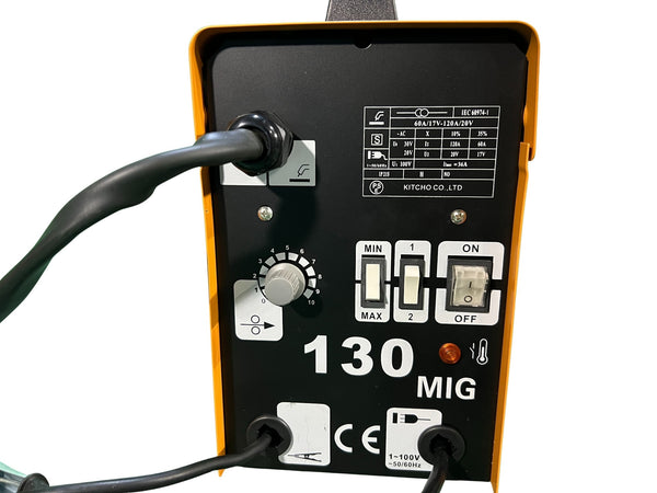 ☆未使用品☆ JUBA ジュバ社製 100V  ノンガス半自動アーク溶接機 MIG-130 半自動溶接機 金属溶接131701 - 6