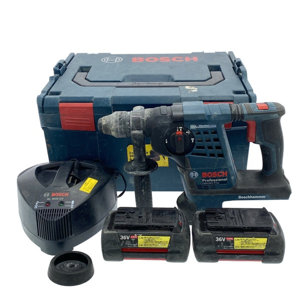 ☆中古品☆BOSCH ボッシュ 36V バッテリーハンマードリル GBH36V-PLUS バッテリ2個(4.0Ah) 充電器 ケース付 充電式ハンマドリル118144 - 3