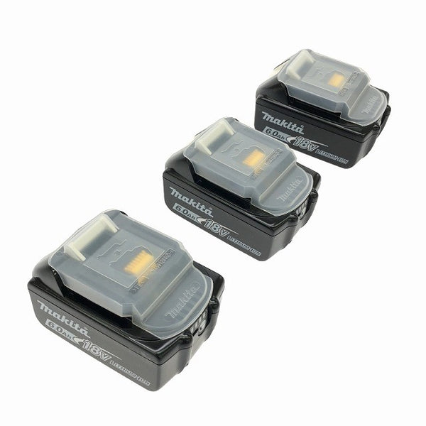 ☆未使用品箱なし3個セット☆makita マキタ 18V 6.0Ah 純正リチウムイオンバッテリー BL1860B リチウムイオン電池 蓄電池 充電池138056 - 4