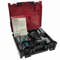 ☆未使用品☆makita マキタ 40Vmax 充電式インパクトドライバ TD005GRDXB 黒/ブラック バッテリ2個(2.5Ah) 充電器 ケース付136443 - 2