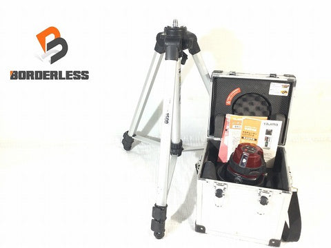 ☆比較的綺麗☆TAJIMA タジマ レーザー墨出し器 ZEROS-KJC 受光器 三脚 ケース付 ZERO センサーKJC 乾電池専用 レーザー墨出し機123457