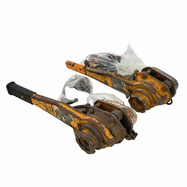 ☆中古品2点セット☆KITO キトー L4 1 1/2TON 1.5TON/ton レバーブロック×2 荷締め 運送 ガッチャ130701 - 3