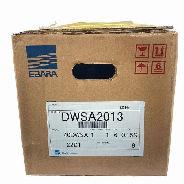 ☆未使用品☆ EBARA エバラ 水中ポンプ DWSA2013 40DWSA型 自動形樹脂製汚水 雑排 荏原製作所119247 - 6