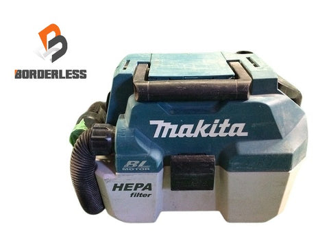 ☆中古品☆makita マキタ 18Ｖ 充電式集じん機 VC750D 本体のみ 乾湿両用 コードレス 集塵機 掃除機