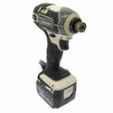 ☆中古品☆makita マキタ 14.4V 充電式インパクトドライバー TD138D 白/ホワイト バッテリ1個(3.0Ah) 充電器 ケース付 コードレス133349 - 5