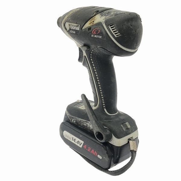 ☆中古品☆National ナショナル 14.4V 充電インパクトドライバー EZ7540 バッテリー2個(14.4V 3.0Ah) コードレス 充電式 松下電工 116167 - 5