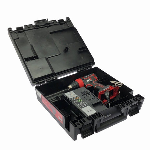 ☆極美品☆Panasonic パナソニック 14.4V/18V 充電ドリルドライバー EZ1DD4 赤/レッド 充電器(EZ0L81) ケース付131463 - 0