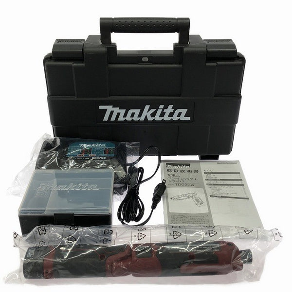 ☆未使用品 限定色☆makita マキタ 7.2V 充電式ペンインパクトドライバー TD023DHXAR 赤/レッド バッテリ2個(1.5Ah) 充電器 ケース133370 - 3
