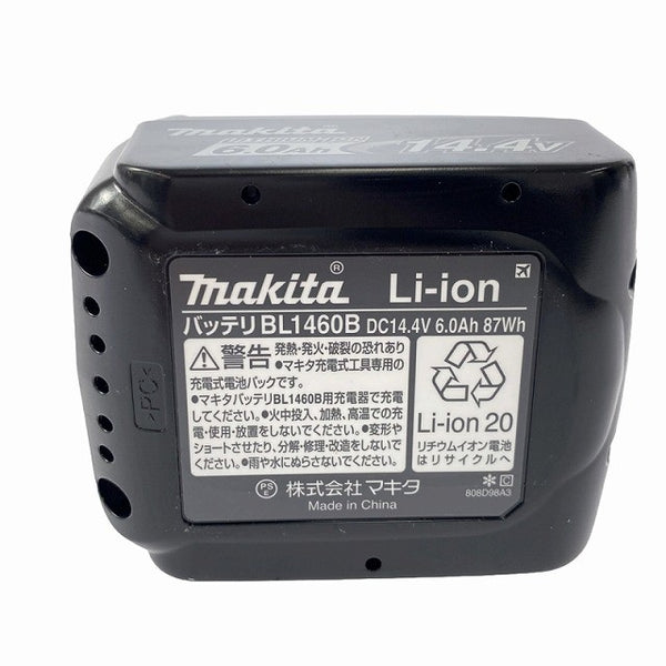 ☆未使用品☆makita マキタ 14.4V 6.0Ah 純正 リチウムイオンバッテリー BL1460B 残量表示付 リチウムイオン電池 蓄電池126922 - 10
