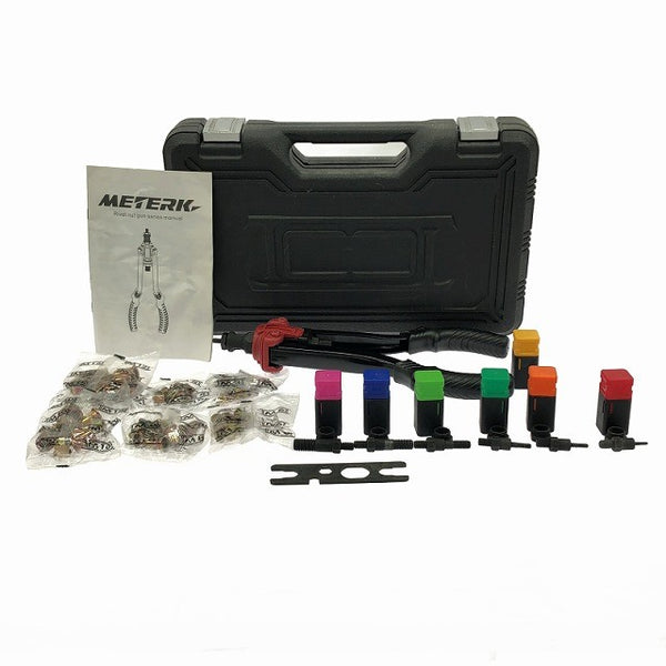 ☆中古比較的綺麗☆METERK リベットナットツールセット ナットリベッター ハンドナッター ハンドリベッター 手動式134794 - 2