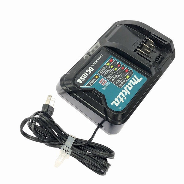 ☆中古品セット☆makita マキタ 10.8V 4.0Ah 純正 リチウムイオンバッテリー BL1040B スライド式 充電器 DC10SA リチウムイオン電池134971 - 4