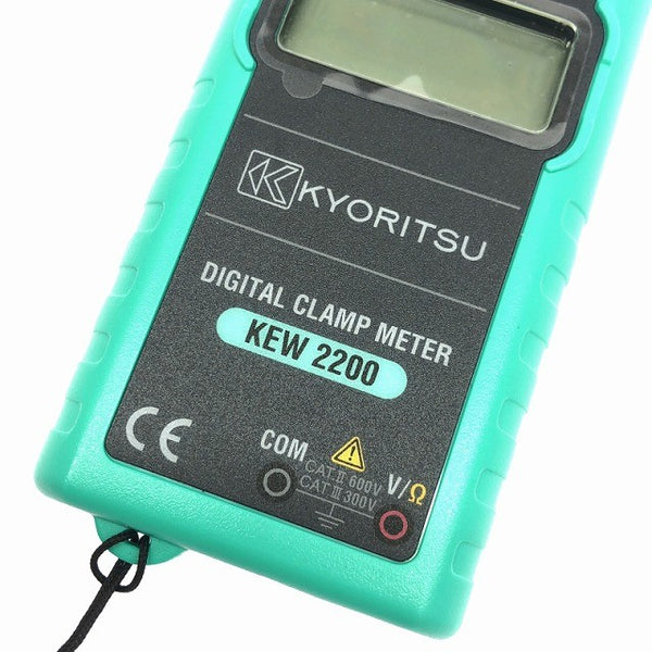 ☆未使用品☆KYORITSU 共立 ACデジタルクランプメーター KEW 2200JB クランプリーカー 漏れ電流計 JAPPY 超軽量128143 - 7