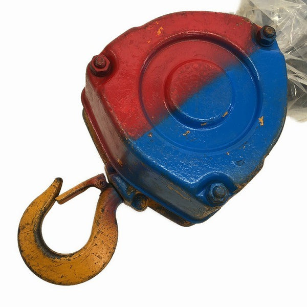 ☆中古品2個セット☆KITO キトー チェーンブロック CB010 M3形 荷重1.0ton/1ton 揚程2.5m 手動式 チェンブロック 吊り具 荷揚げ135813 - 6