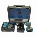 ☆中古品☆ makita マキタ 充電式インパクトドライバ TD172DRGX 青 バッテリ2個(18V6.0Ah) 充電器 ケース付 - 3