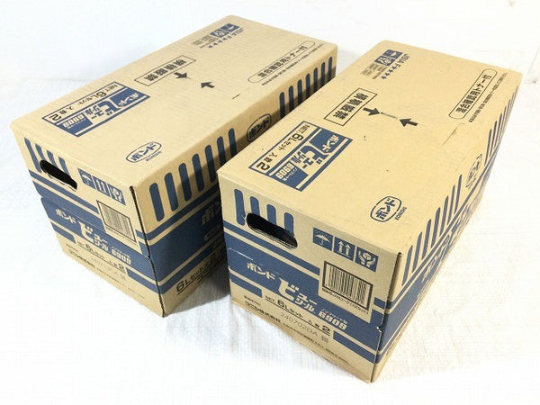 ☆未使用4缶☆KONISHI コニシ ボンド ビューシール 6909 NB/ノンブリード 2成分形ポリウレタン系 6Lセット 2缶入×2箱 シーリング材113081 - 3