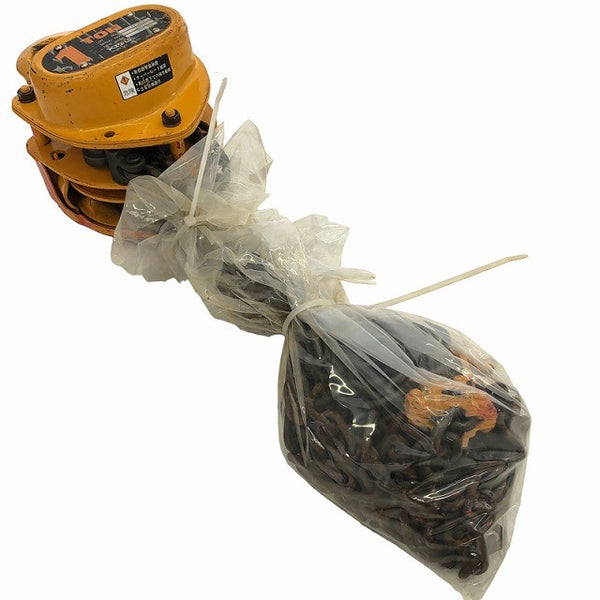 ☆中古品2個セット☆KITO キトー チェーンブロック M3形 CB010 荷重1.0ton/1ton 揚程2.5m 手動式 チェンブロック 吊り具 荷揚げ137278 - 3