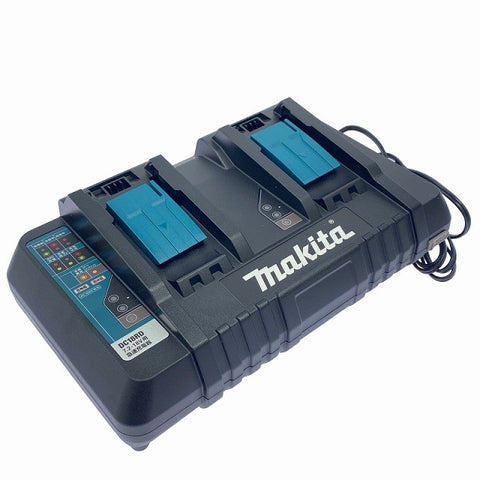 ☆未使用セットばらし品☆makita マキタ 7.2V-18V 2口急速充電器 DC18RD 2口充電器 二口急速充電器124422 - 0