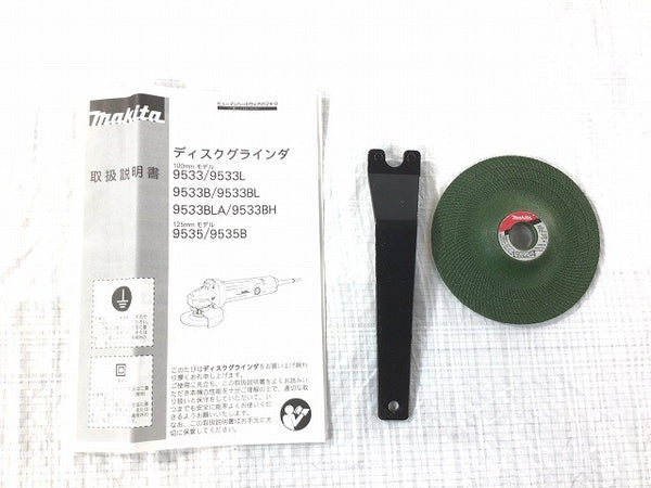 ☆未使用品☆makita マキタ 100V 100mm ディスクグラインダー 9533BLA コード式 ディスクサンダー 研磨機137423 - 10