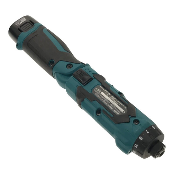 ☆未使用品☆makita マキタ 7.2V 充電式ペンドライバドリル DF012DSHX 青 バッテリ2個(1.5Ah) 充電器 ケース付 コードレス137184 - 5