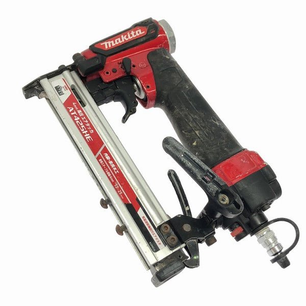 ☆中古品☆makita マキタ 高圧 エアタッカー AT425HE 赤 ステープル幅J線4mm 長さ25mm エアータッカー エア工具129707 - 2