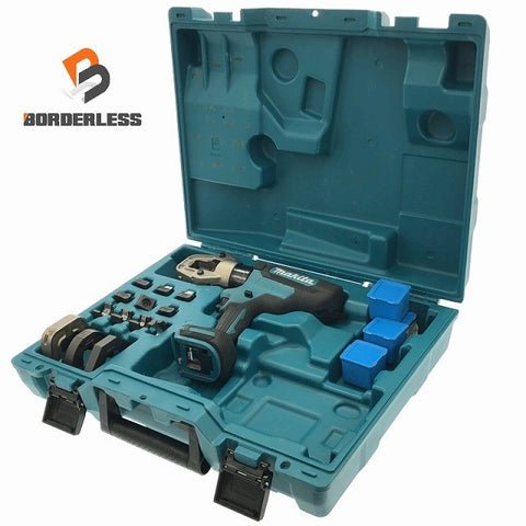 ☆比較的綺麗です☆makita マキタ 18V 充電式圧着機 TC300D 本体+ダイス付き 電動工具 圧着工具 コードレス