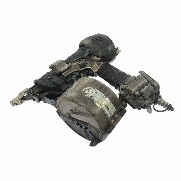 ☆中古品☆HiKOKI ハイコーキ 50mm 高圧 ロール釘打機 NV50HR2(S) パワー切り替え機構 エアダスタ付き エア工具 エアツール - 2