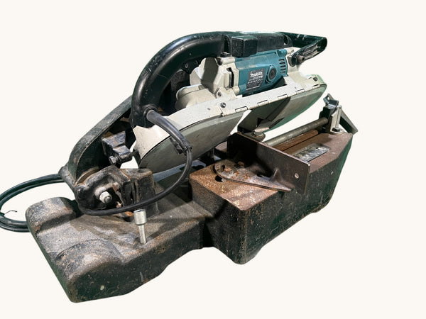 ☆中古品☆makita マキタ 100V ポータブルバンドソー 2107FW スタンド付 コード式 帯鋸切断機 パイプ切断機 鉄工用134306 - 5