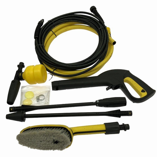☆中古品☆KARCHER ケルヒャー 100V 家庭用 高圧洗浄機 JTK22 Plus 吸水ホース＋吐出ホース＋ガン＋ノズル付 洗車133536 - 10