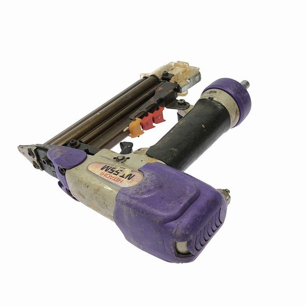 ☆中古品☆HITACHI 日立工機 55mm 常圧 仕上釘打機 NT55M ケース付 フィニッシュネイラ 仕上げ釘打ち機 エアツール133182 - 7