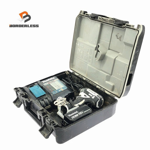 ☆中古品☆makita マキタ 18V 充電式インパクトドライバー TD149D バッテリー1個(18V 6.0Ah) 充電器 ケース付116821