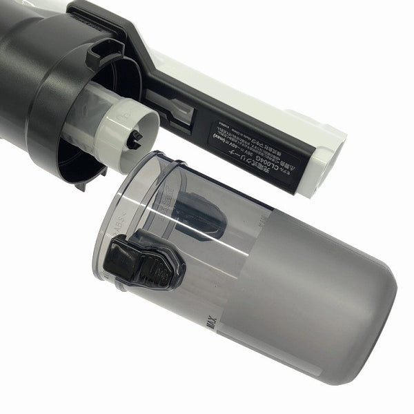 ☆中古美品☆makita マキタ 40Vmax 充電式クリーナー CL004G 白 本体＋パイプ＋ノズル付 サイクロン一体式 コードレス 掃除機130906 - 8