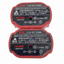 ☆中古品☆KTC 京都機械工具 9.5sqコードレスラチェットレンチ JRE310 バッテリー2個(7.2V2.0Ah) 充電器付 バッテリー式 電動工具130929 - 10
