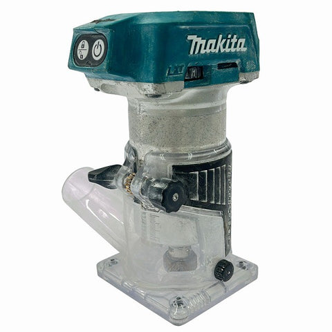 ☆中古品☆makita マキタ 14.4V 充電式トリマ RT40D 本体のみ 電動工具 研削 木工加工 日曜大工126791 - 0
