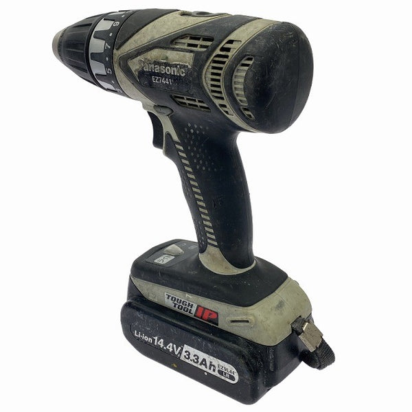 ☆中古品☆Panasonic パナソニック 14.4V 充電ドリルドライバー EZ7441 バッテリ2個(3.3Ah) 充電器 ケース付 充電式ドライバドリル130420 - 7