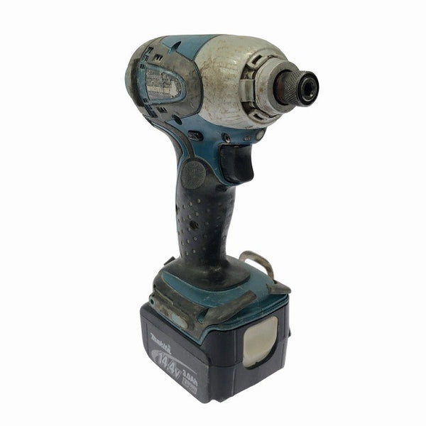 ☆中古品☆makita マキタ 14.4V 充電式インパクトドライバ TD131DRFX バッテリー2個(14.4V 3.0Ah) 充電器 ケース付129892 - 5