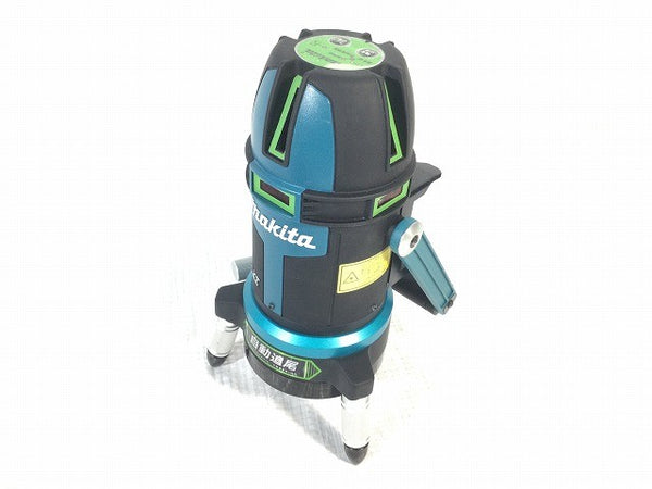 ☆比較的綺麗☆makita マキタ 10.8V 充電式屋内・屋外兼用追尾墨出し器 SK506GDN 受光器 充電器 ケース グリーンレーザー墨出し器125376 - 5