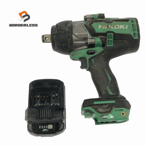 ☆中古品☆HiKOKI ハイコーキ 36V コードレスインパクトレンチ WR36DA マルチボルトバッテリ1個(2.5Ah)付 1100N・m 充電式136503