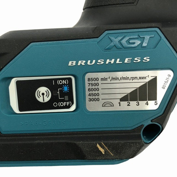 【送料無料☆新品未使用品♪】☆未使用品☆makita マキタ 40Vmax 125mm 充電式ディスクグラインダ GA020GZ 本体のみ 無線連動機能付(ワイヤレスユニット別売) - 7