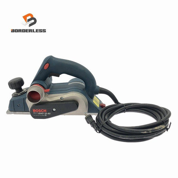 ☆中古品☆BOSCH ボッシュ 100V 電気かんな GHO10-82 コード式 電動かんな 電気カンナ 電気かんな 木材加工 切削 電動工具135104 - 1