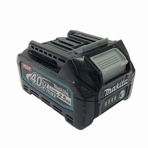 ☆中古品☆makita マキタ 40Vmax 2.5Ah 純正リチウムイオンバッテリー BL4025 リチウムイオン電池 蓄電池 充電池 雪マーク - 0
