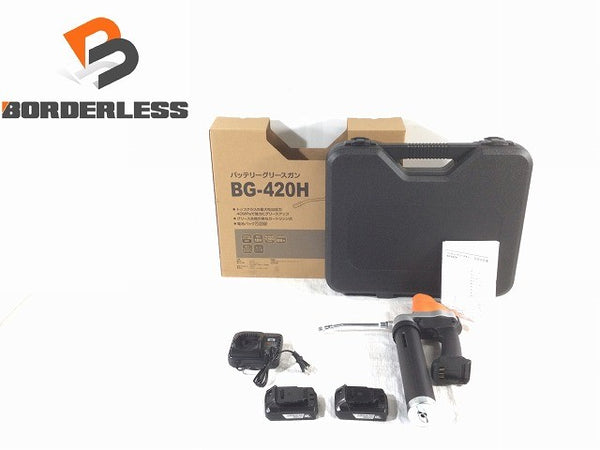 ☆未使用品☆ kyousera 京セラ 18V バッテリーグリースガン BG-420H バッテリー2個付き 充電器付き RYOBI リョービ136414 - 1